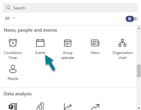 SharePoint Events Web Part
